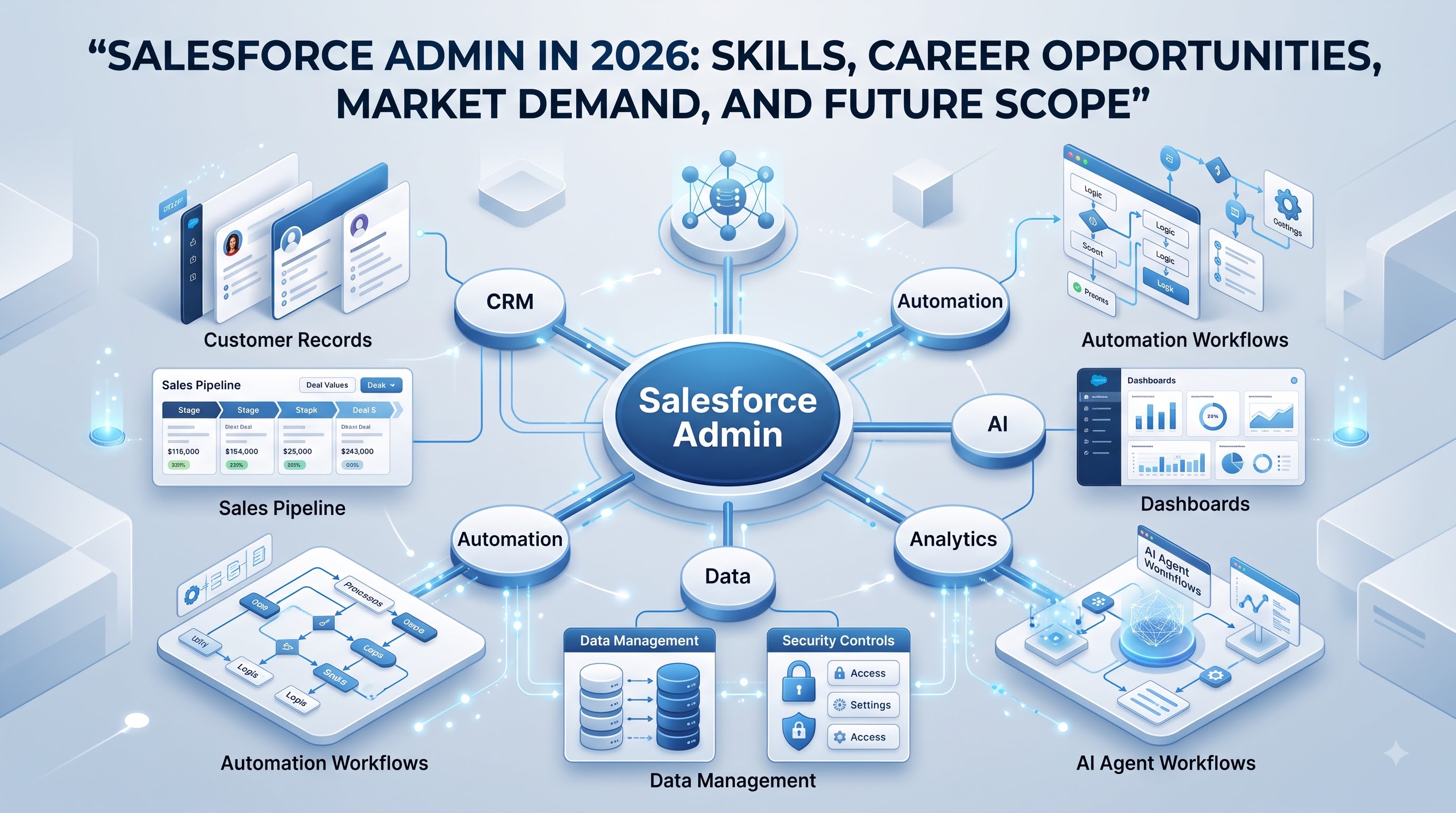 Salesforce Admin in 2026: Skills, Career Opportunities, Market Demand, and Future Scope