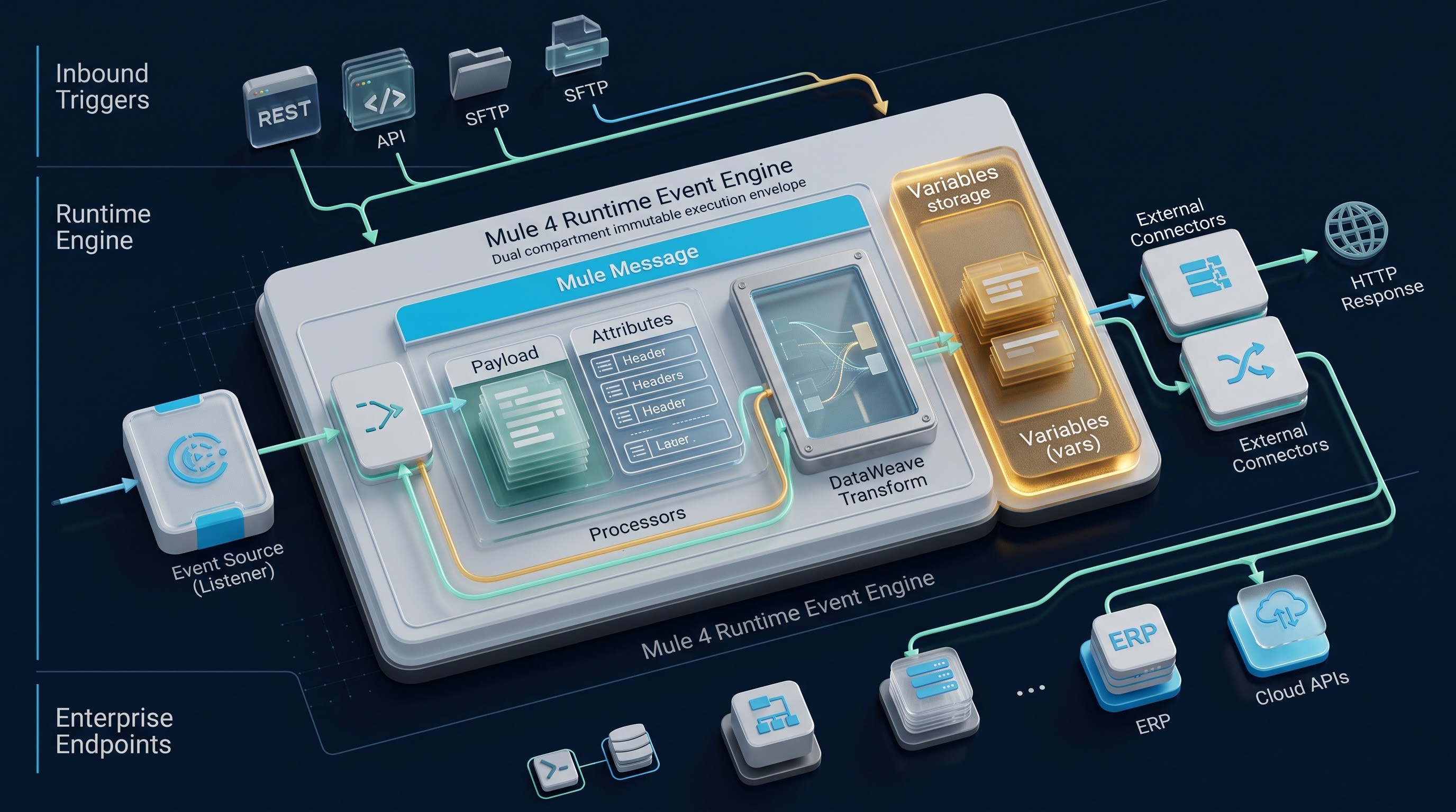 Demystifying MuleSoft Mule 4 Event Architecture Message Flow