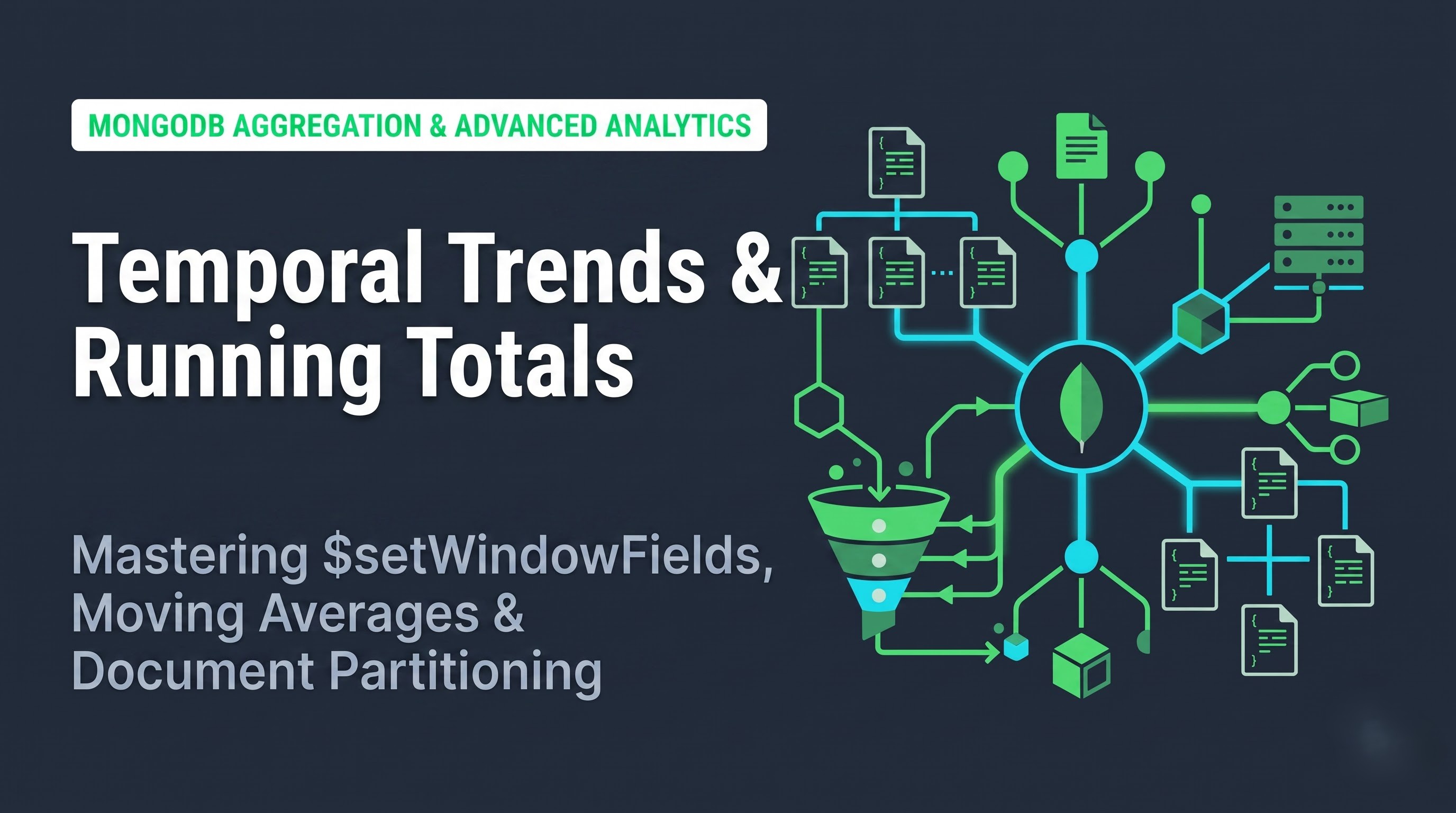 Calculating Running Totals and Temporal Trends in MongoDB