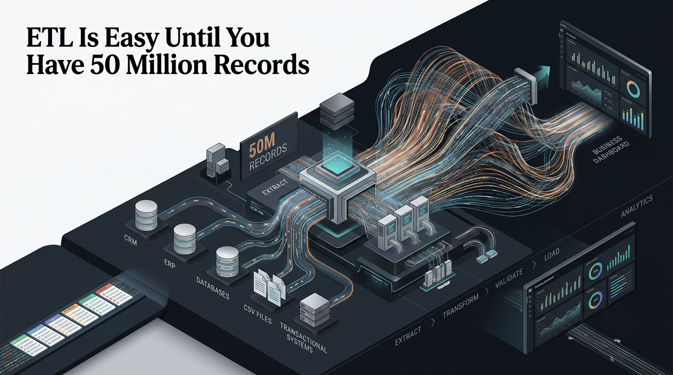 ETL Is Easy Until You Have 50 Million Records