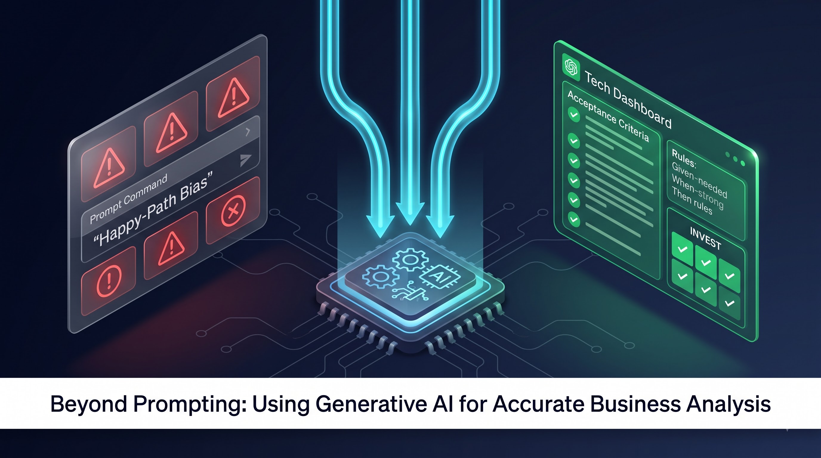 Beyond Prompting: Using Generative AI for Accurate Business Analysis