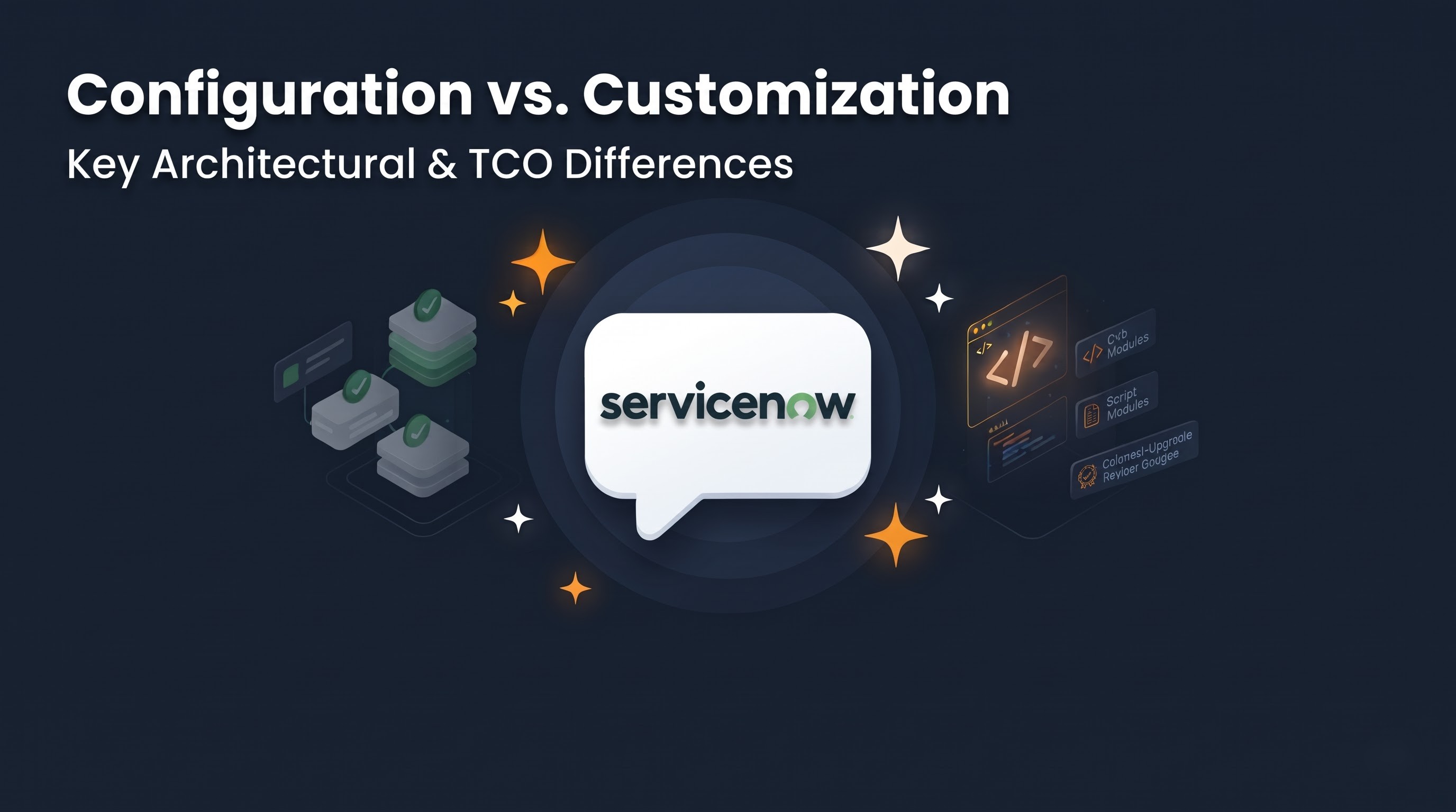 ServiceNow Configuration vs Customization: Key Differences