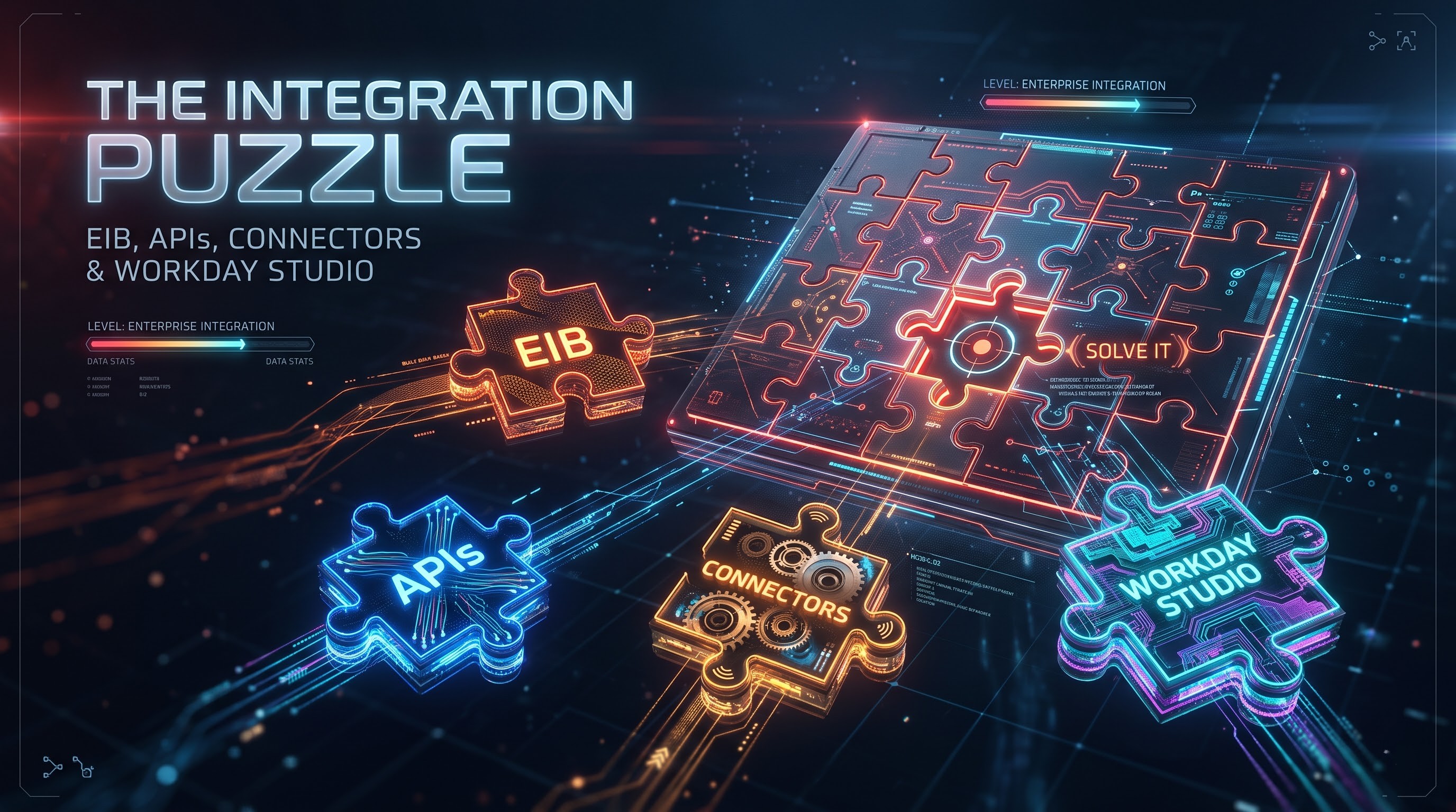 The Integration Puzzle: EIB, APIs, Connectors and Workday Studio