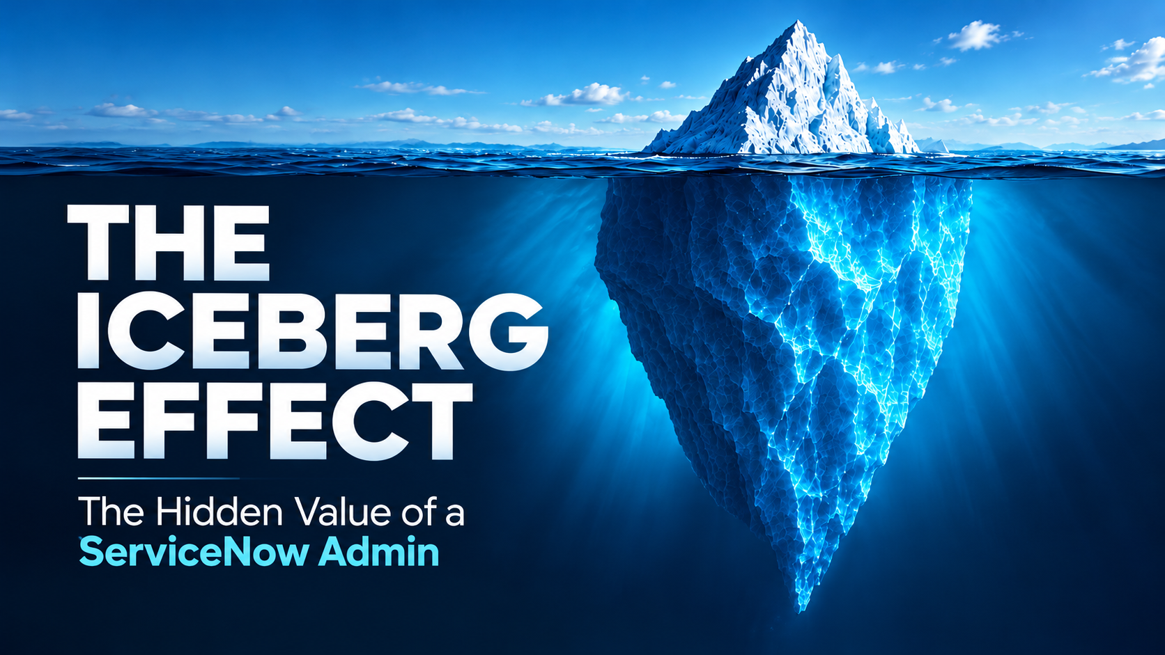 The Iceberg Effect: The Hidden Responsibilities and Value of a ServiceNow Admin.