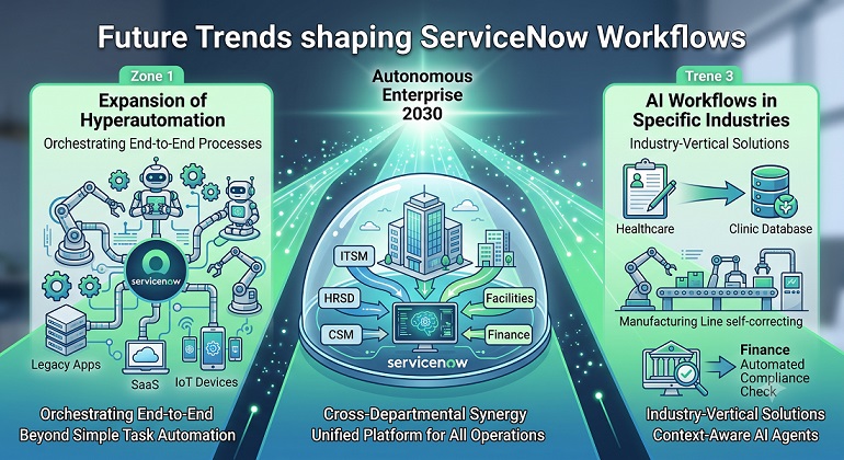 Future trends shaping ServiceNow workflows